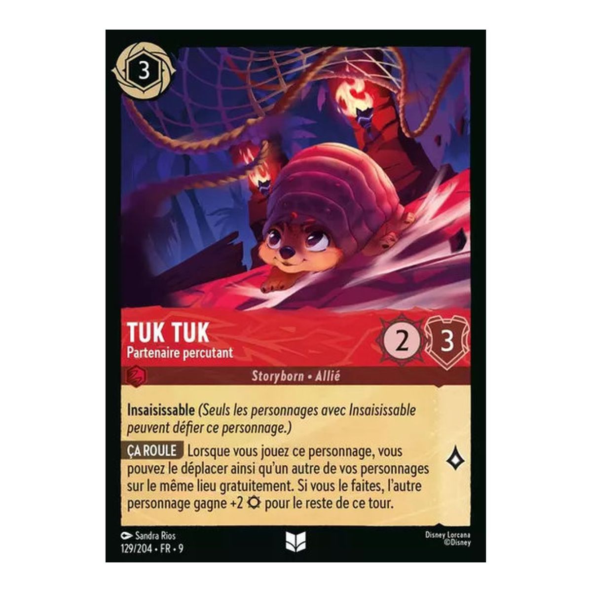 Tuk Tuk, Partenaire percutant - 129/204 - FAB - Fabuleux - Peu Commune - Français
