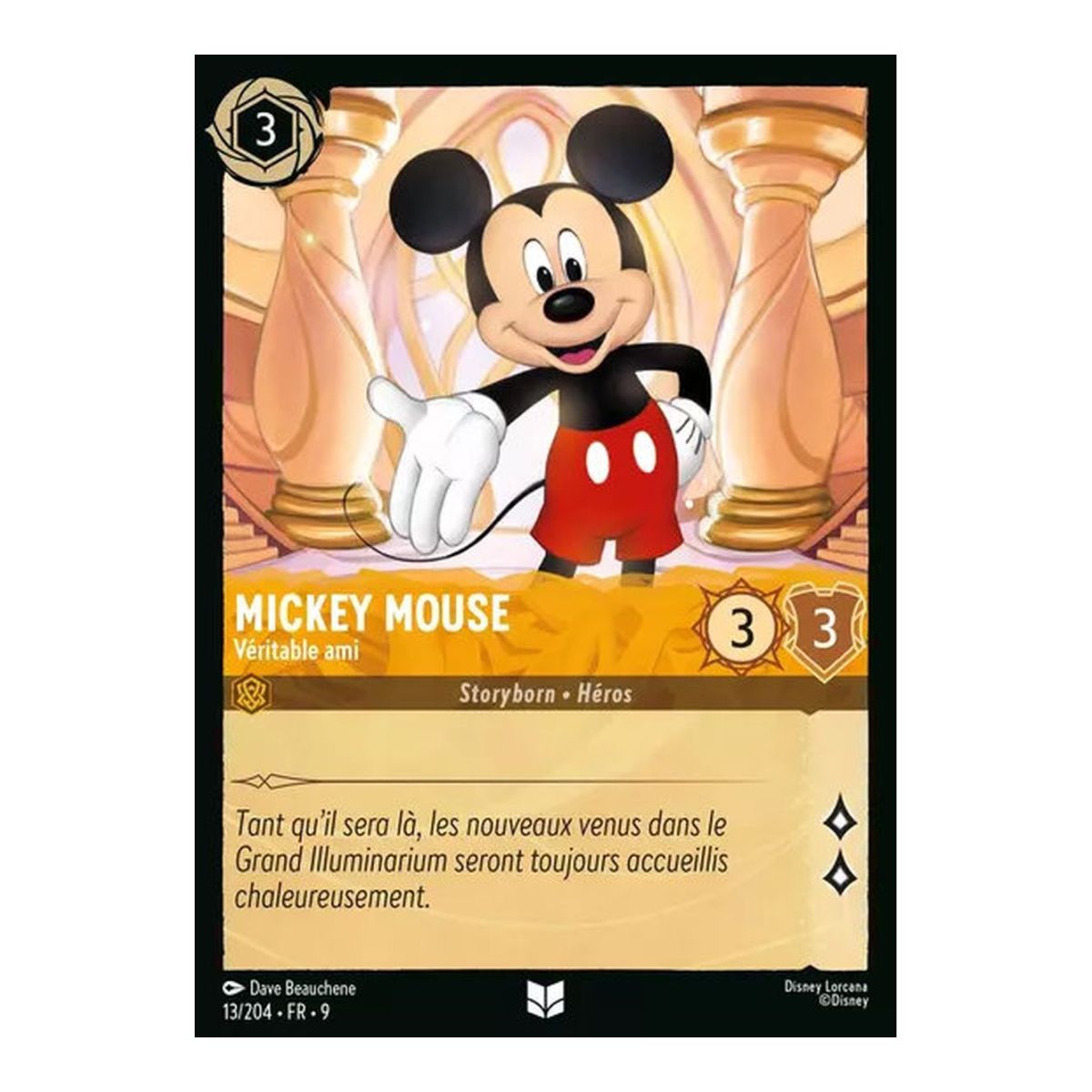Mickey Mouse, Véritable ami - 13/204 - FAB - Fabuleux - Peu Commune - Français