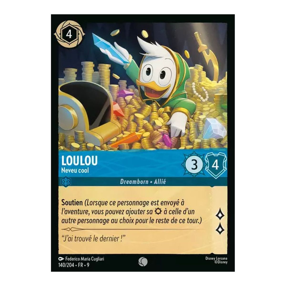 Loulou, Neveu cool - 140/204 - FAB - Fabuleux - Brillante - Premium - Français