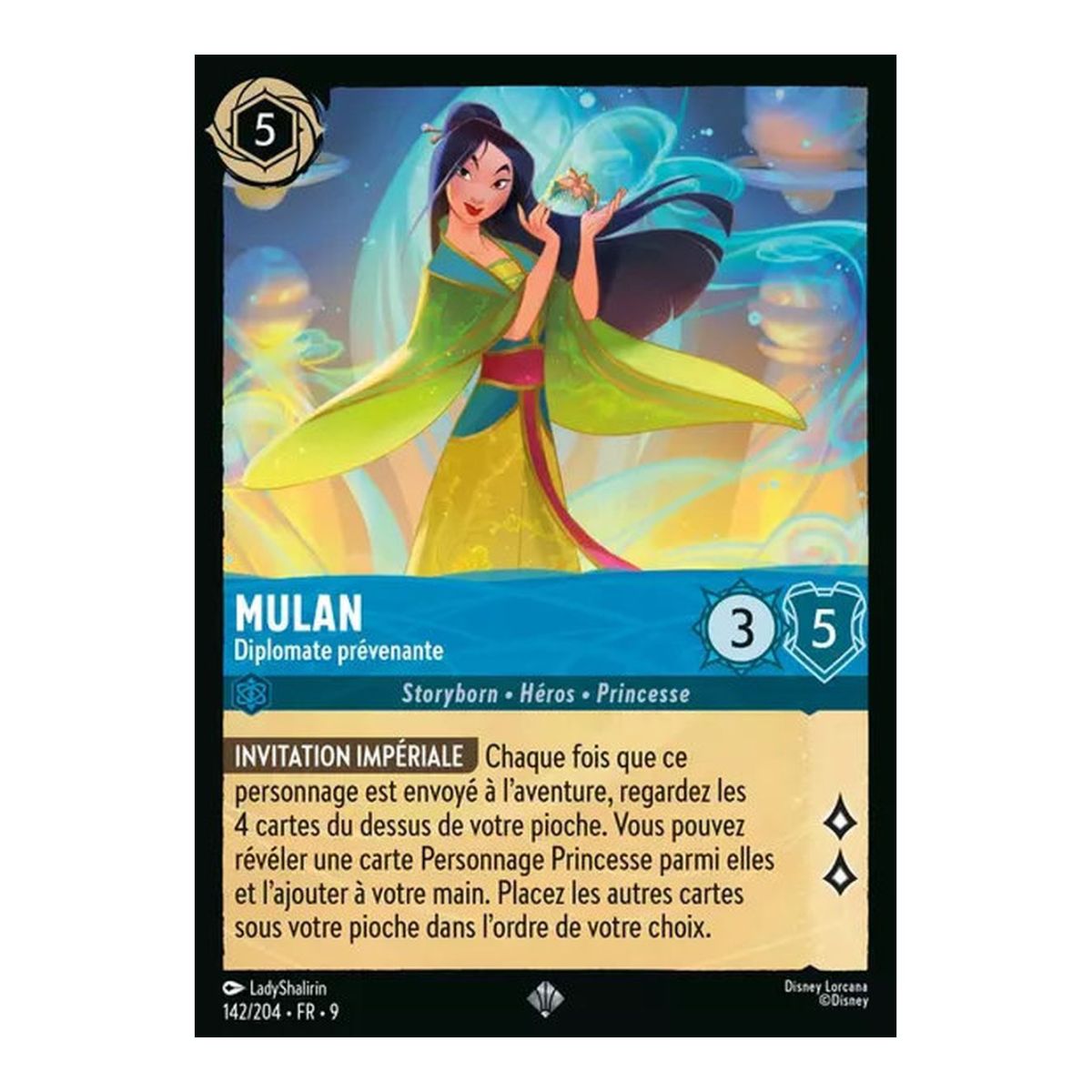 Mulan, Diplomate prévenante - 142/204 - FAB - Fabuleux - Super Rare - Français