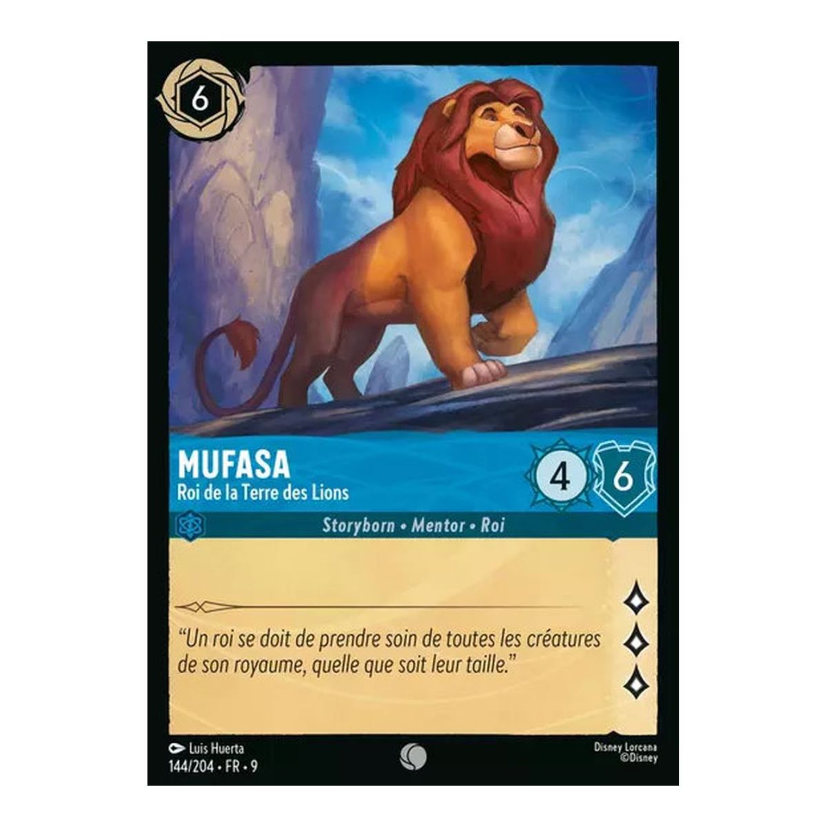 Mufasa, Roi de la Terre des Lions - 144/204 - FAB - Fabuleux - Commune - Français