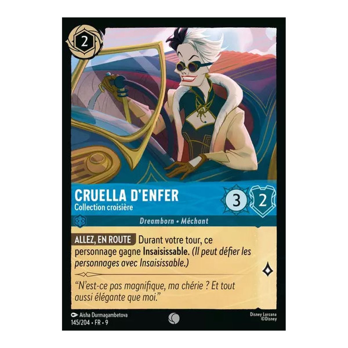 Cruella d'Enfer, Collection croisière - 145/204 - FAB - Fabuleux - Brillante - Premium - Français
