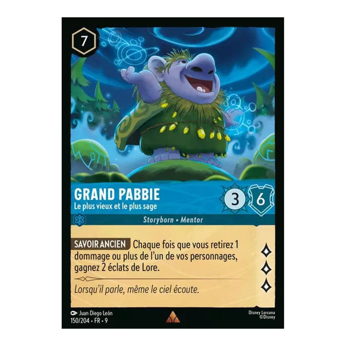 Grand Pabbie, Le plus vieux et le plus sage - 150/204 - FAB - Fabuleux - Brillante - Premium - Français