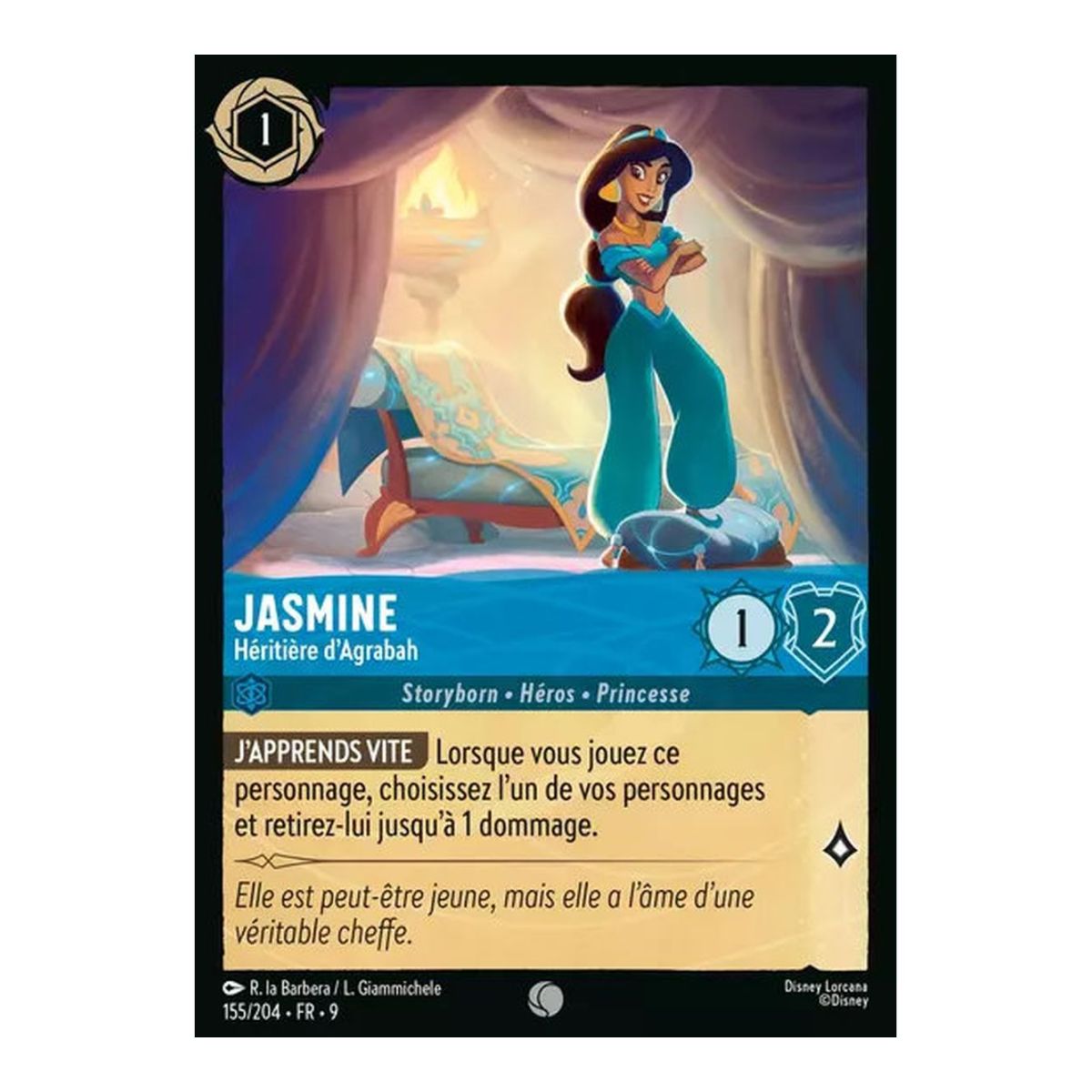 Jasmine, Héritière d'Agrabah - 155/204 - FAB - Fabuleux - Brillante - Premium - Français