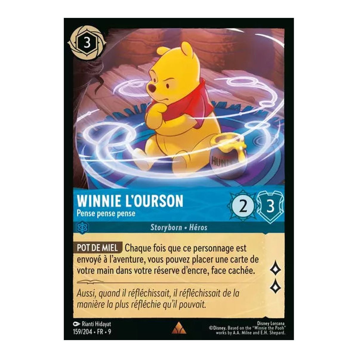 Winnie l'ourson, Pense pense pense - 159/204 - FAB - Fabuleux - Rare - Français