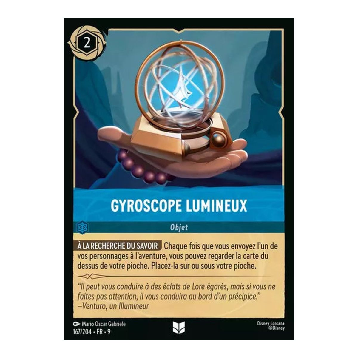 Gyroscope lumineux - 167/204 - FAB - Fabuleux - Peu Commune - Français