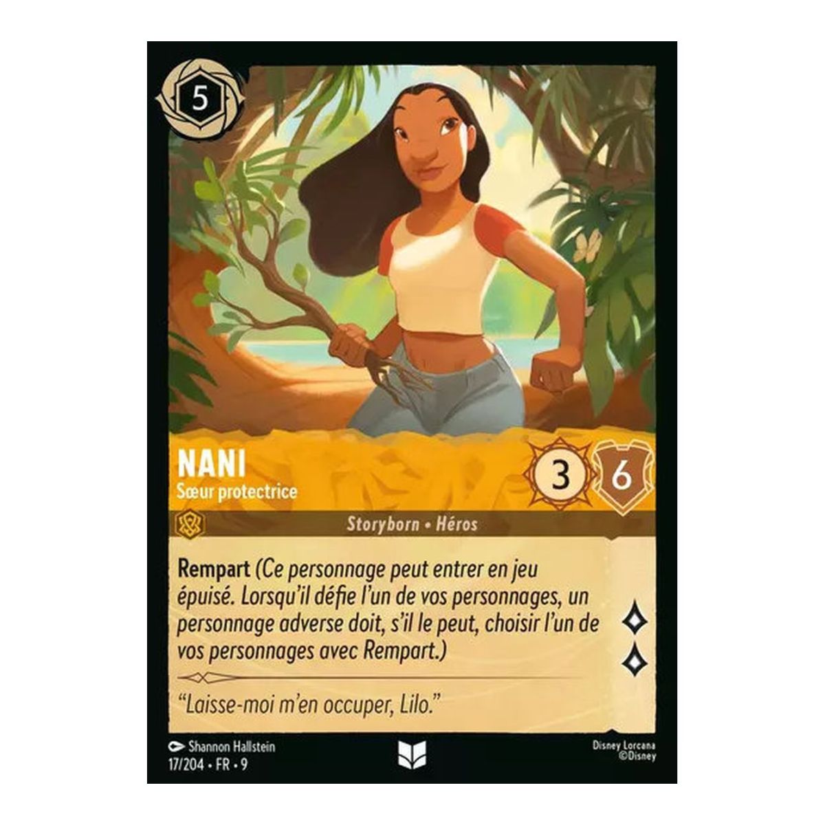 Nani, Sœur protectrice - 17/204 - FAB - Fabuleux - Peu Commune - Français