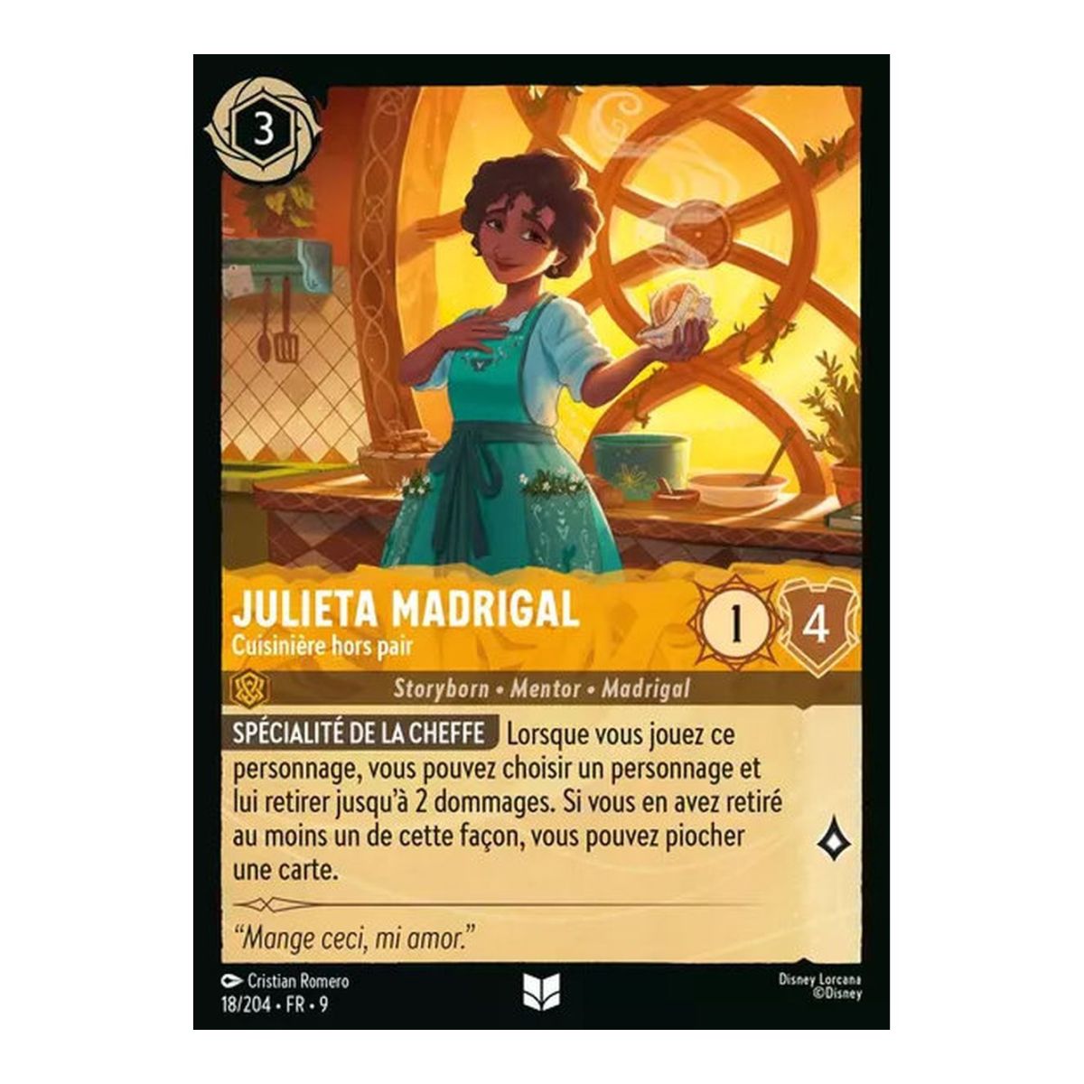 Julieta Madrigal, Cuisinière hors pair - 18/204 - FAB - Fabuleux - Peu Commune - Français