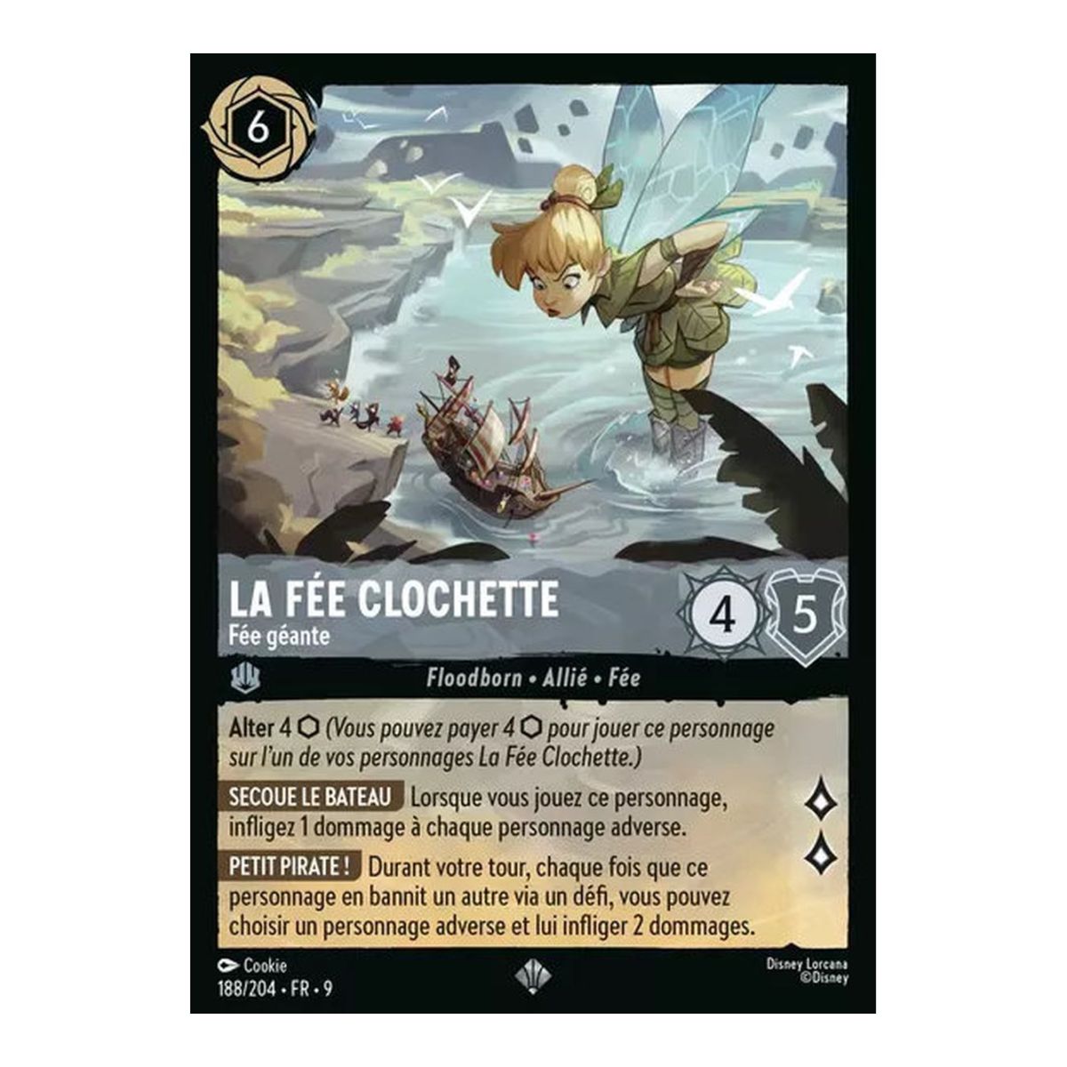 La Fée Clochette, Fée géante - 188/204 - FAB - Fabuleux - Super Rare - Français