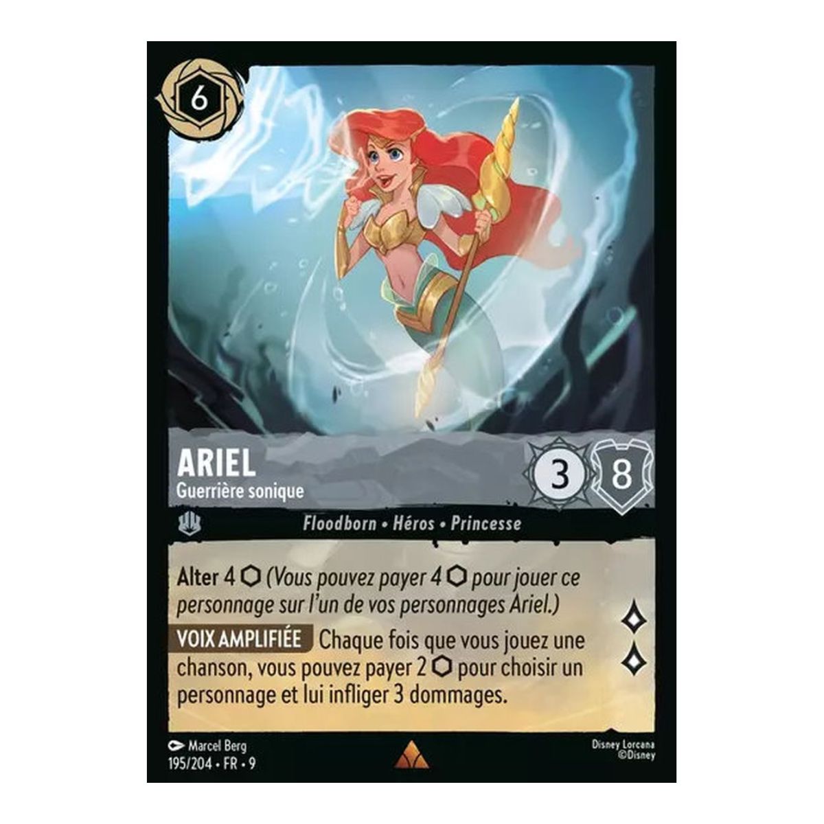 Ariel, Guerrière sonique - 195/204 - FAB - Fabuleux - Brillante - Premium - Français