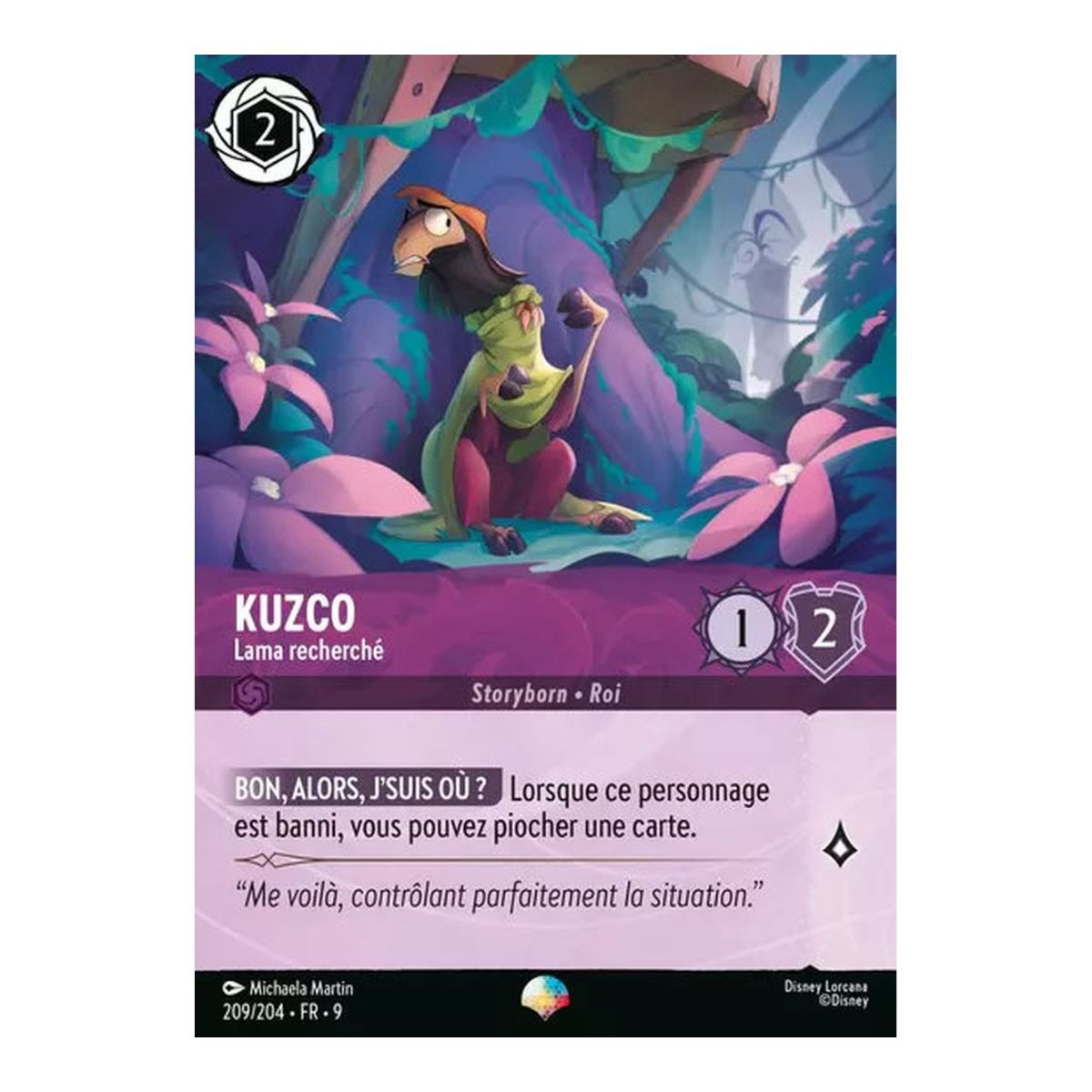 Kuzco, Lama recherché - 209/204 - FAB - Fabuleux - Épique - Français