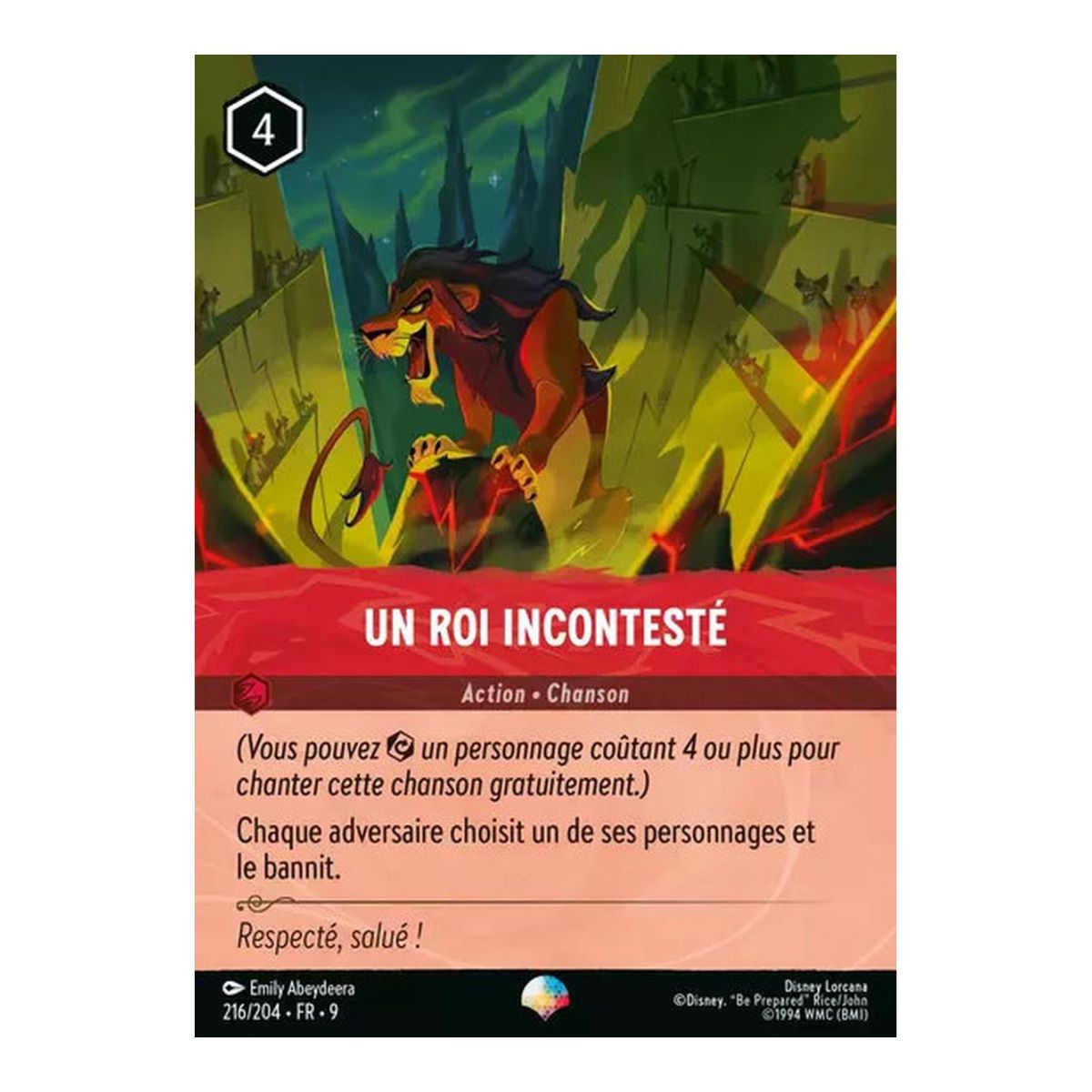 Un roi incontesté - 216/204 - FAB - Fabuleux - Épique - Français