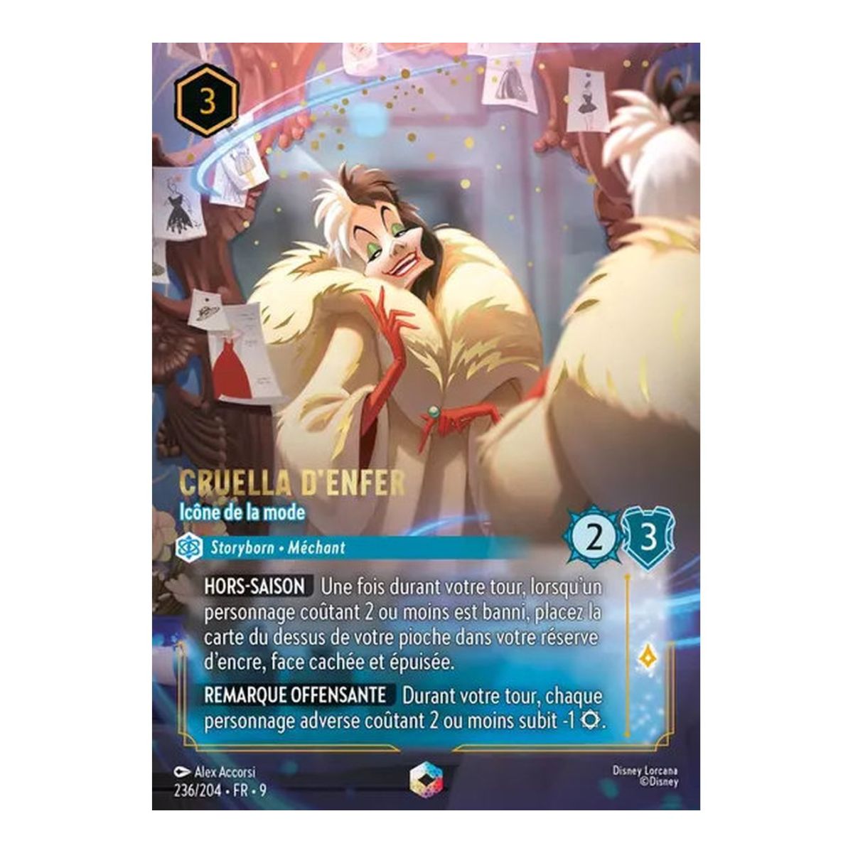 Cruella d'Enfer, Icône de la mode - 236/204 - FAB - Fabuleux - Enchantée - Français