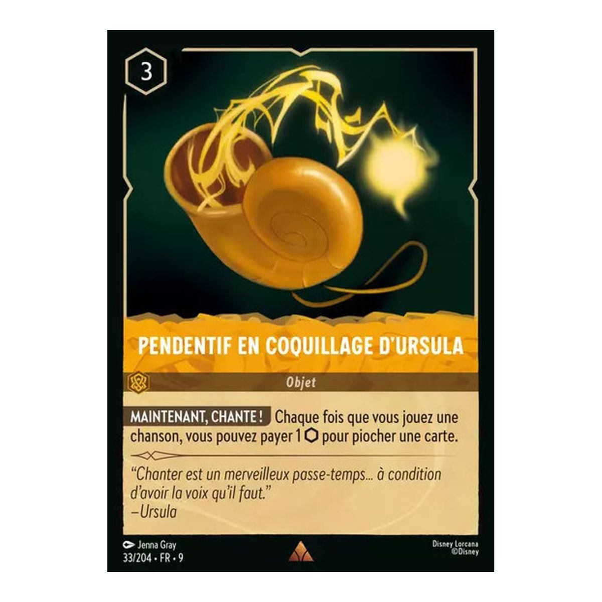 Pendentif en Coquillage d'Ursula - 33/204 - FAB - Fabuleux - Brillante - Premium - Français