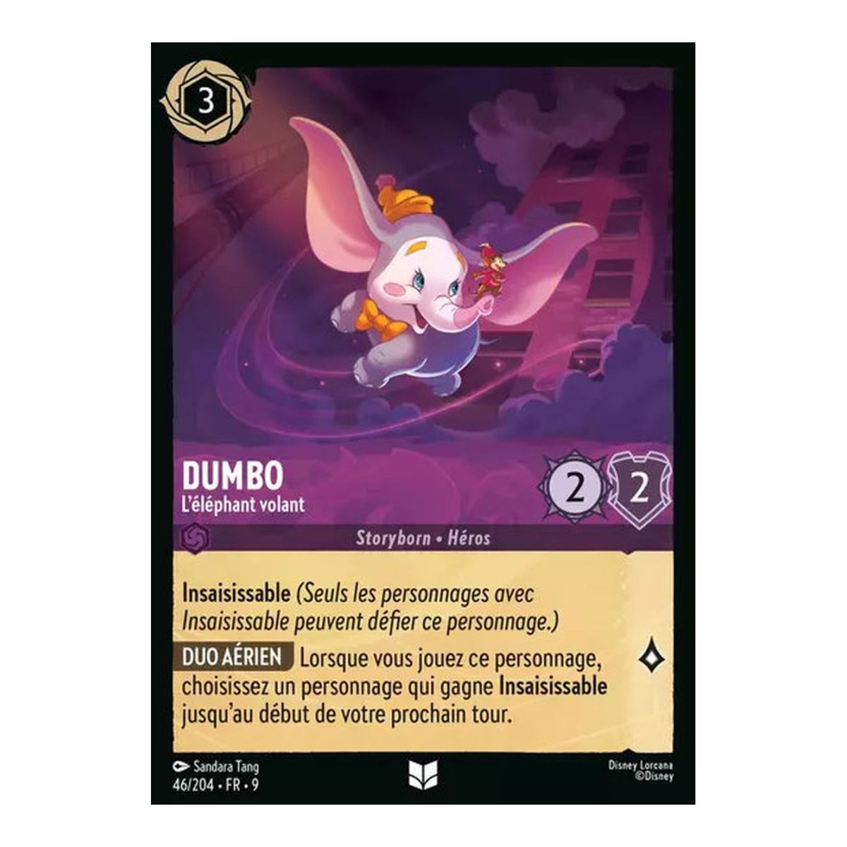 Dumbo, L'éléphant volant - 46/204 - FAB - Fabuleux - Peu Commune - Français