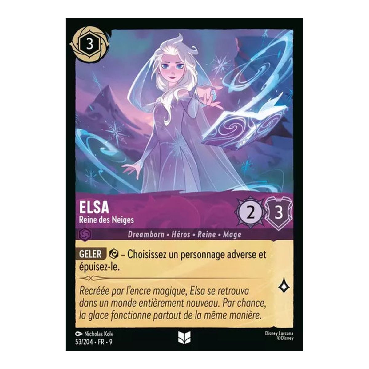 Elsa, Reine des Neiges - 53/204 - FAB - Fabuleux - Brillante - Premium - Français
