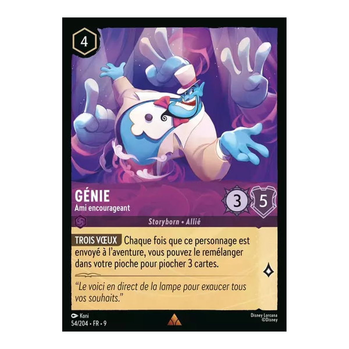 Génie, Ami encourageant - 54/204 - FAB - Fabuleux - Brillante - Premium - Français