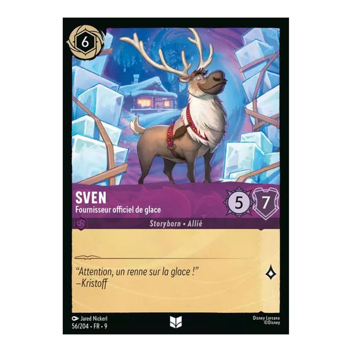 Sven, Fournisseur officiel de glace - 56/204 - FAB - Fabuleux - Brillante - Premium - Français