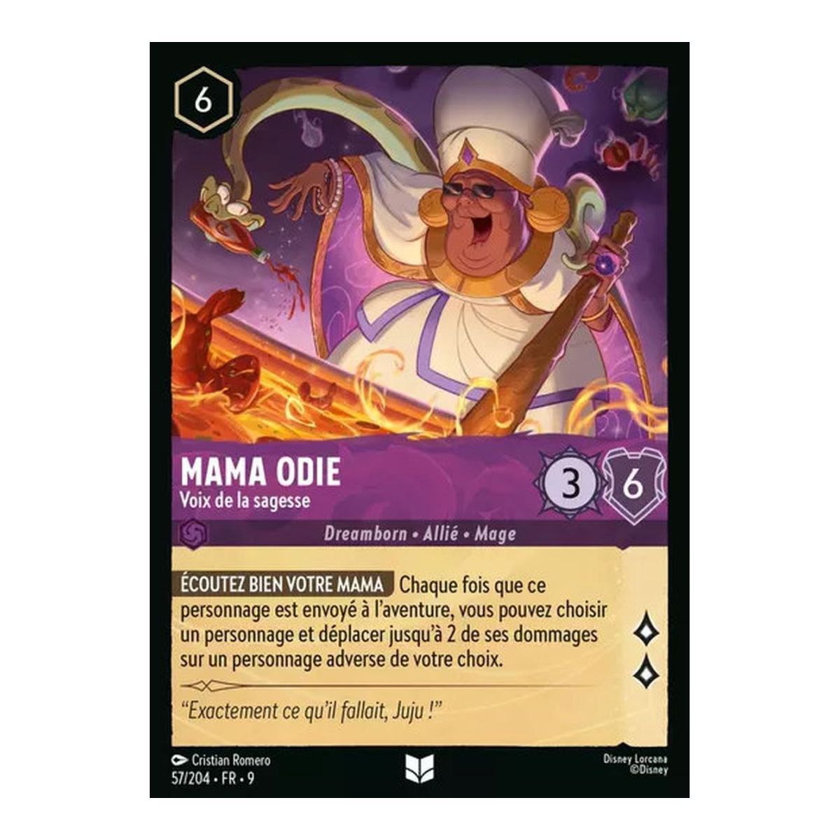 Mama Odie, Voix de la sagesse - 57/204 - FAB - Fabuleux - Peu Commune - Français