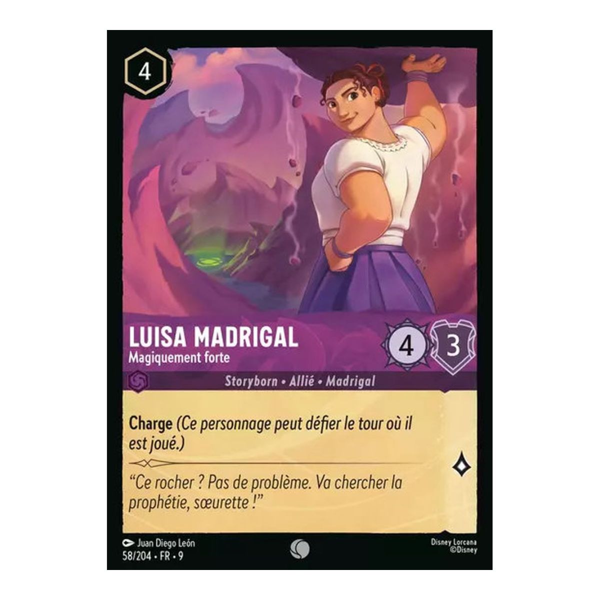 Luisa Madrigal, Magiquement forte - 58/204 - FAB - Fabuleux - Commune - Français