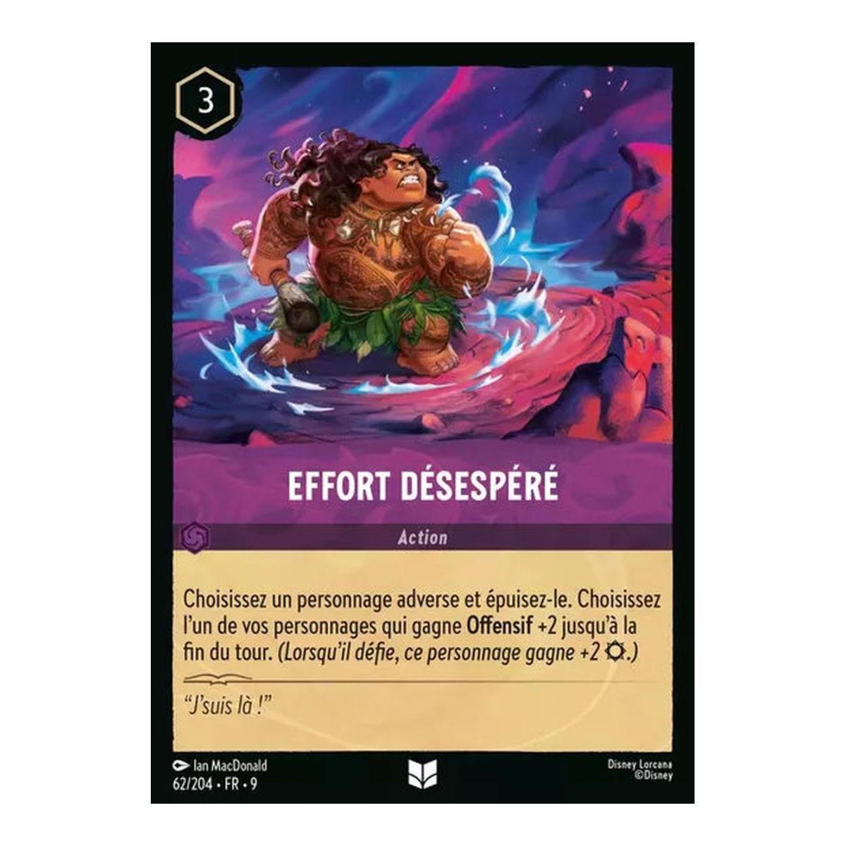 Effort désespéré - 62/204 - FAB - Fabuleux - Brillante - Premium - Français