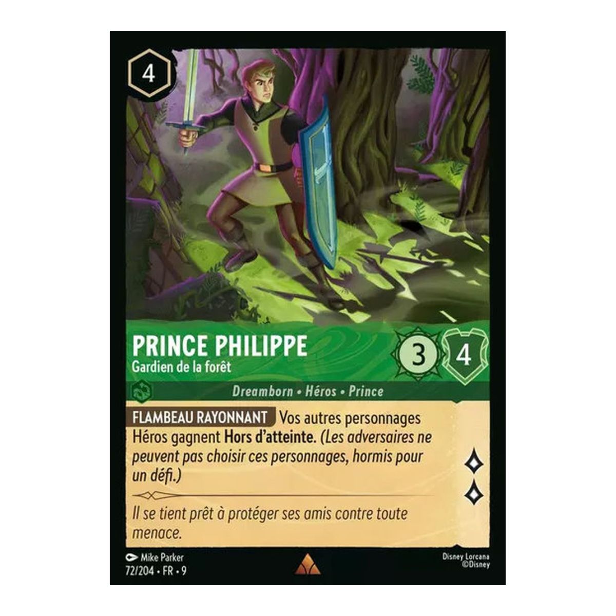 Prince Philippe, Gardien de la forêt - 72/204 - FAB - Fabuleux - Brillante - Premium - Français
