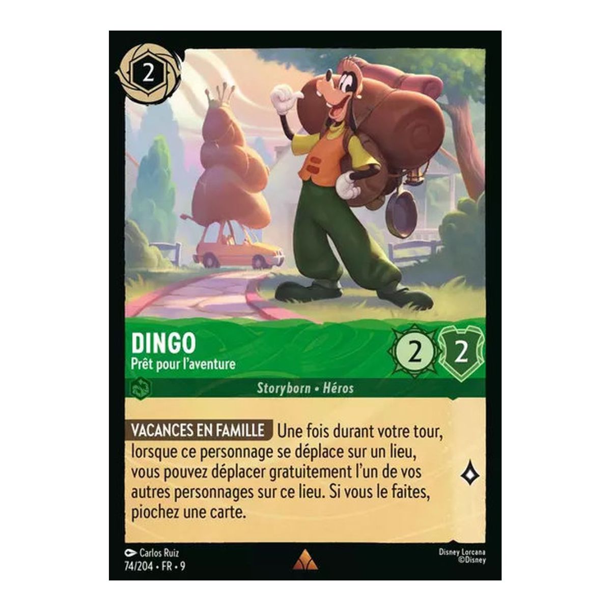 Dingo, Prêt pour l'aventure - 74/204 - FAB - Fabuleux - Rare - Français