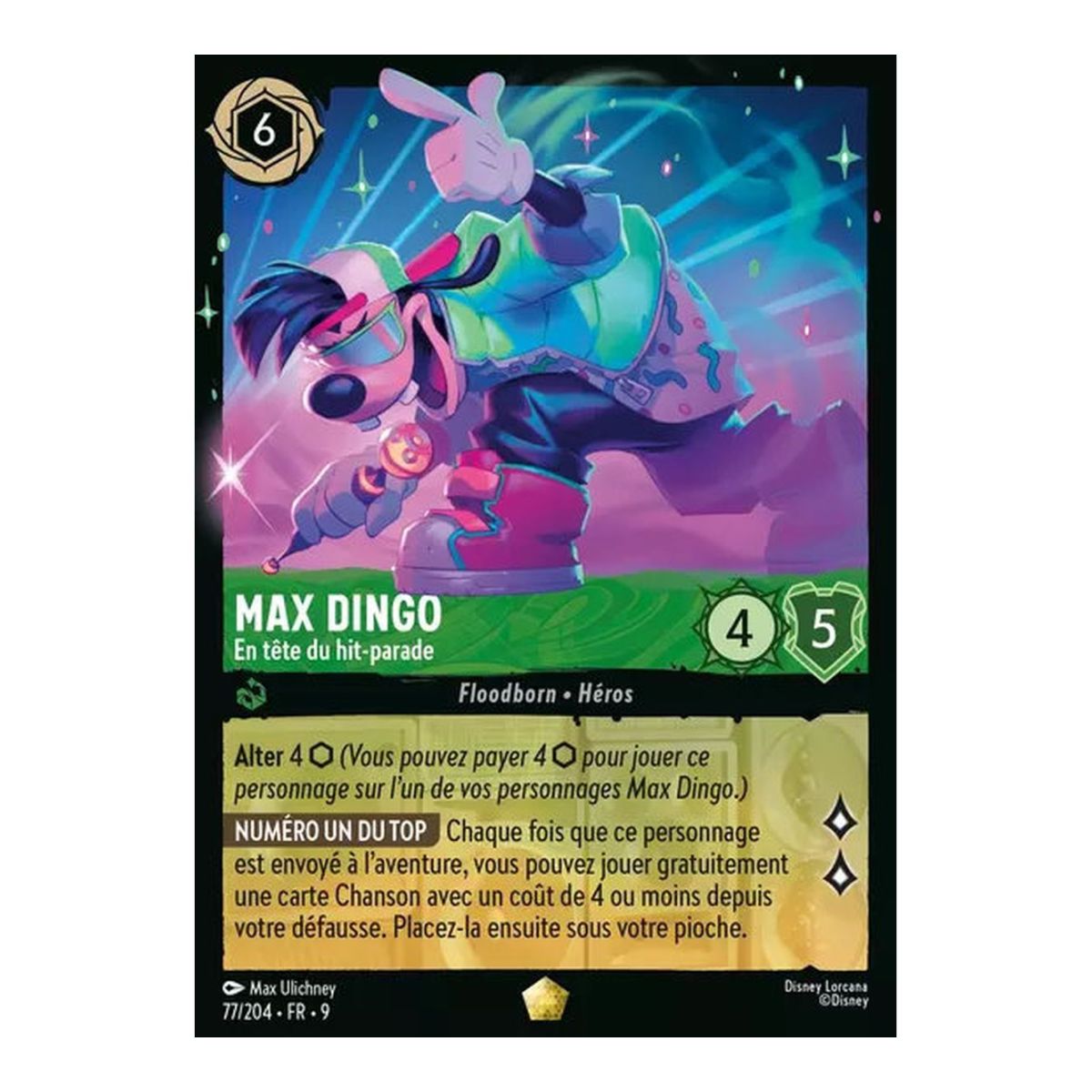 Max Dingo, En tête du hit-parade - 77/204 - FAB - Fabuleux - Brillante - Premium - Français