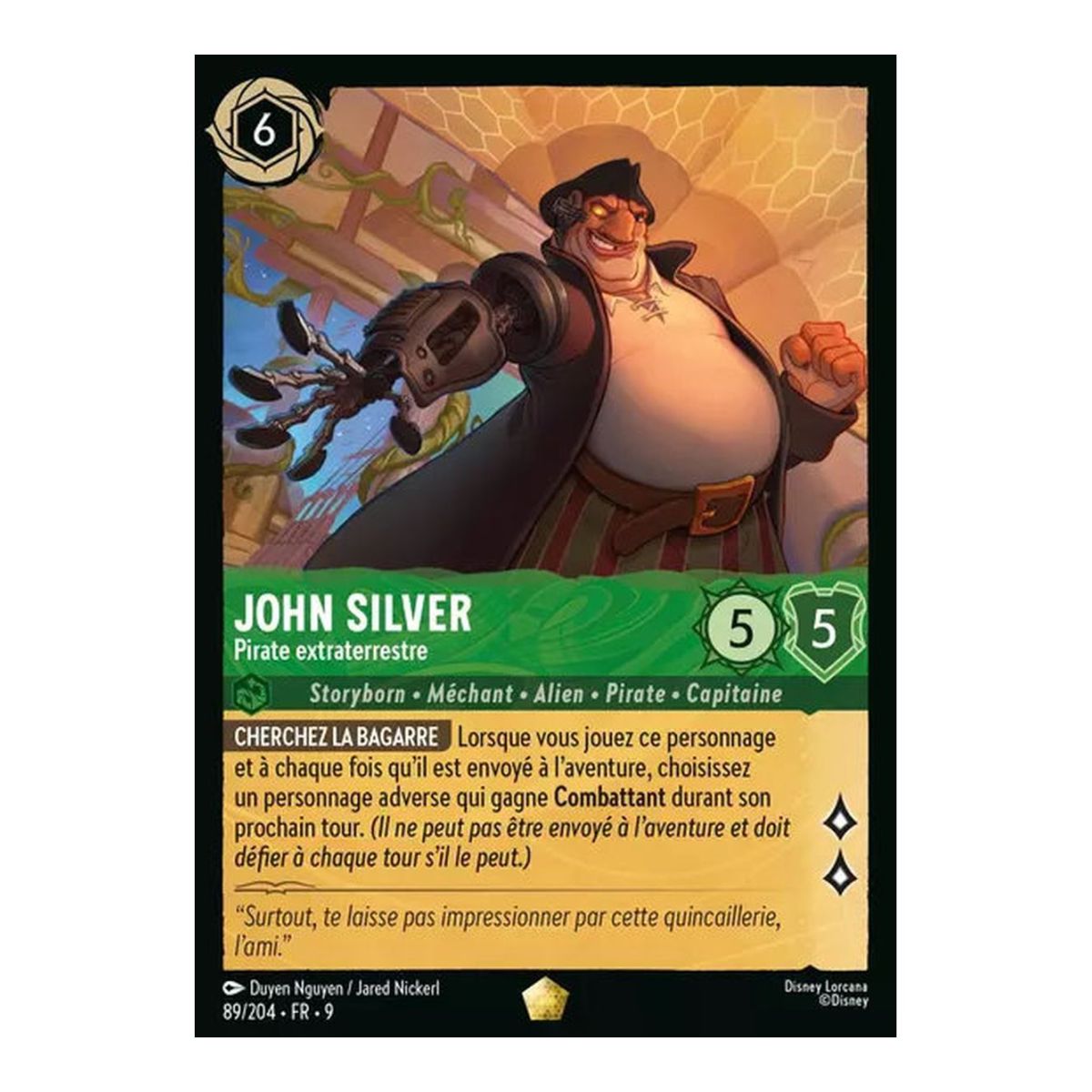 John Silver, Pirate extraterrestre - 89/204 - FAB - Fabuleux - Légendaire - Français