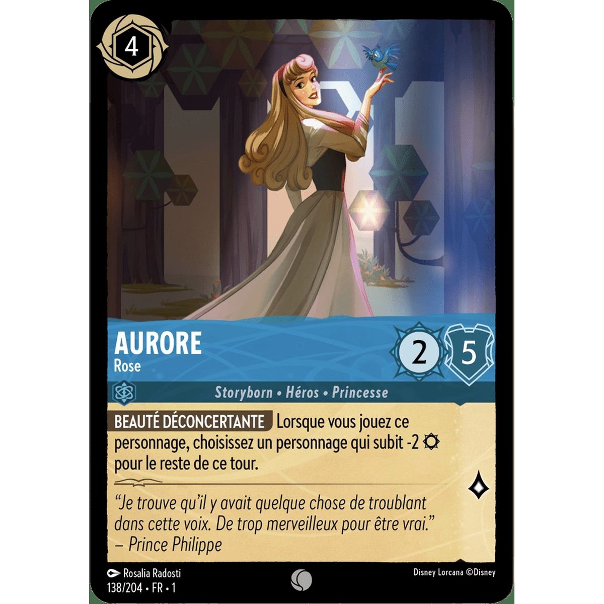 Item Aurore, Rose - 138/204 - FC - Premier Chapitre - Brillante - Premium - Français