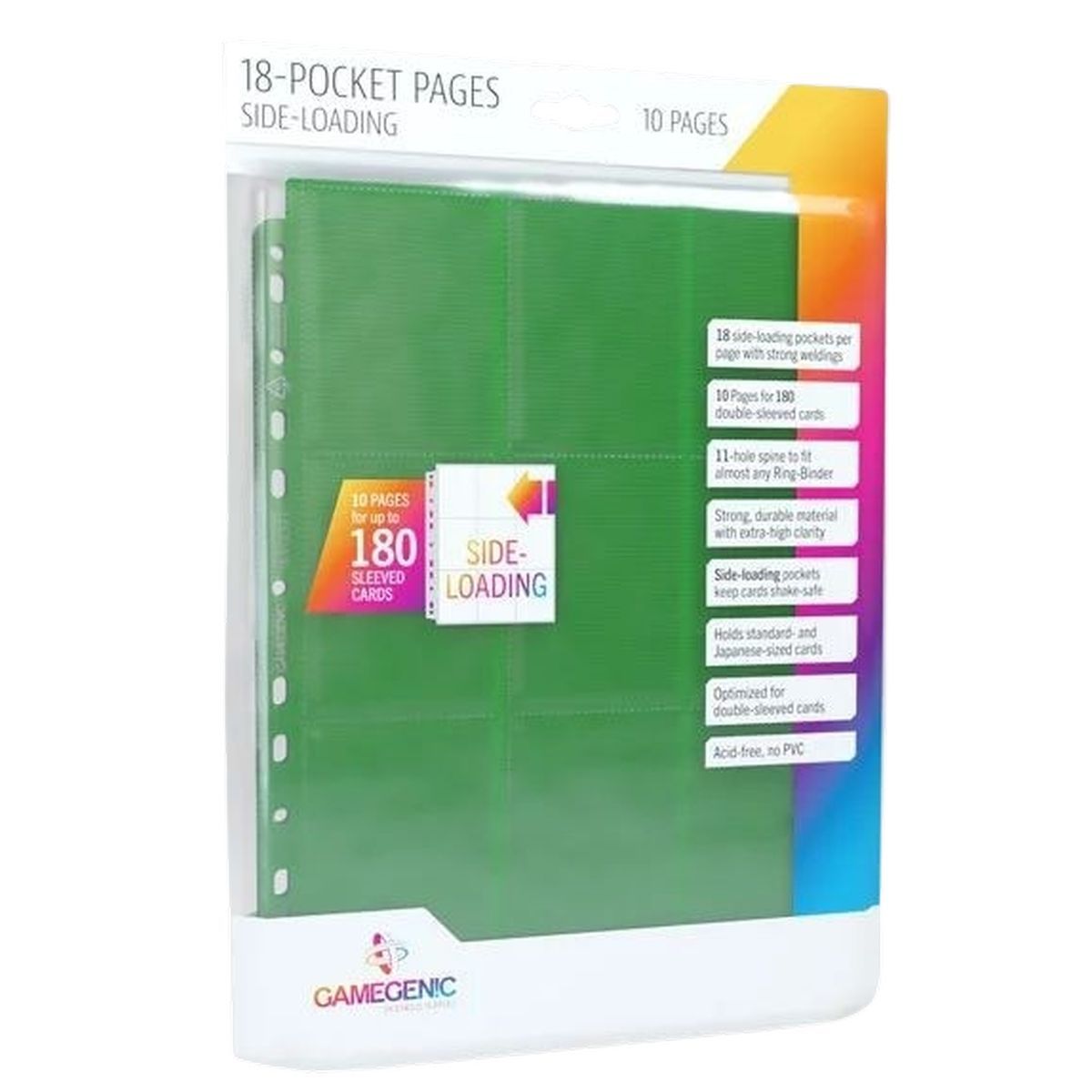 Gamegenic : 10 Pages 18 Pocket Sideloading Vert