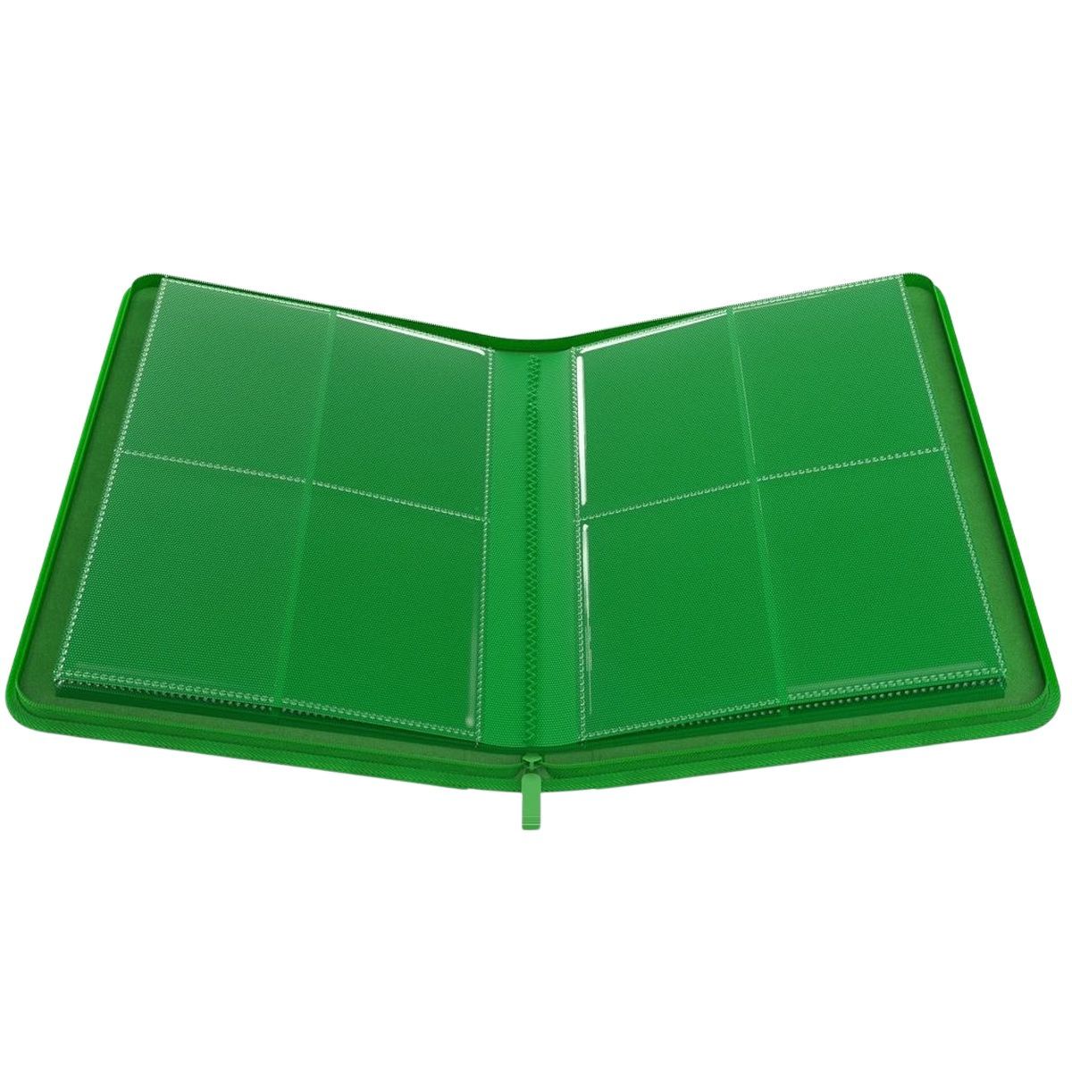Gamegenic : Album Zip - 8 Pocket Vert - 160 Emplacements