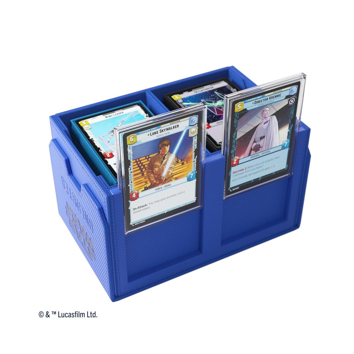 Gamegenic - Deck Box - Double Deck Pod - Star Wars : Unlimited - Bleu