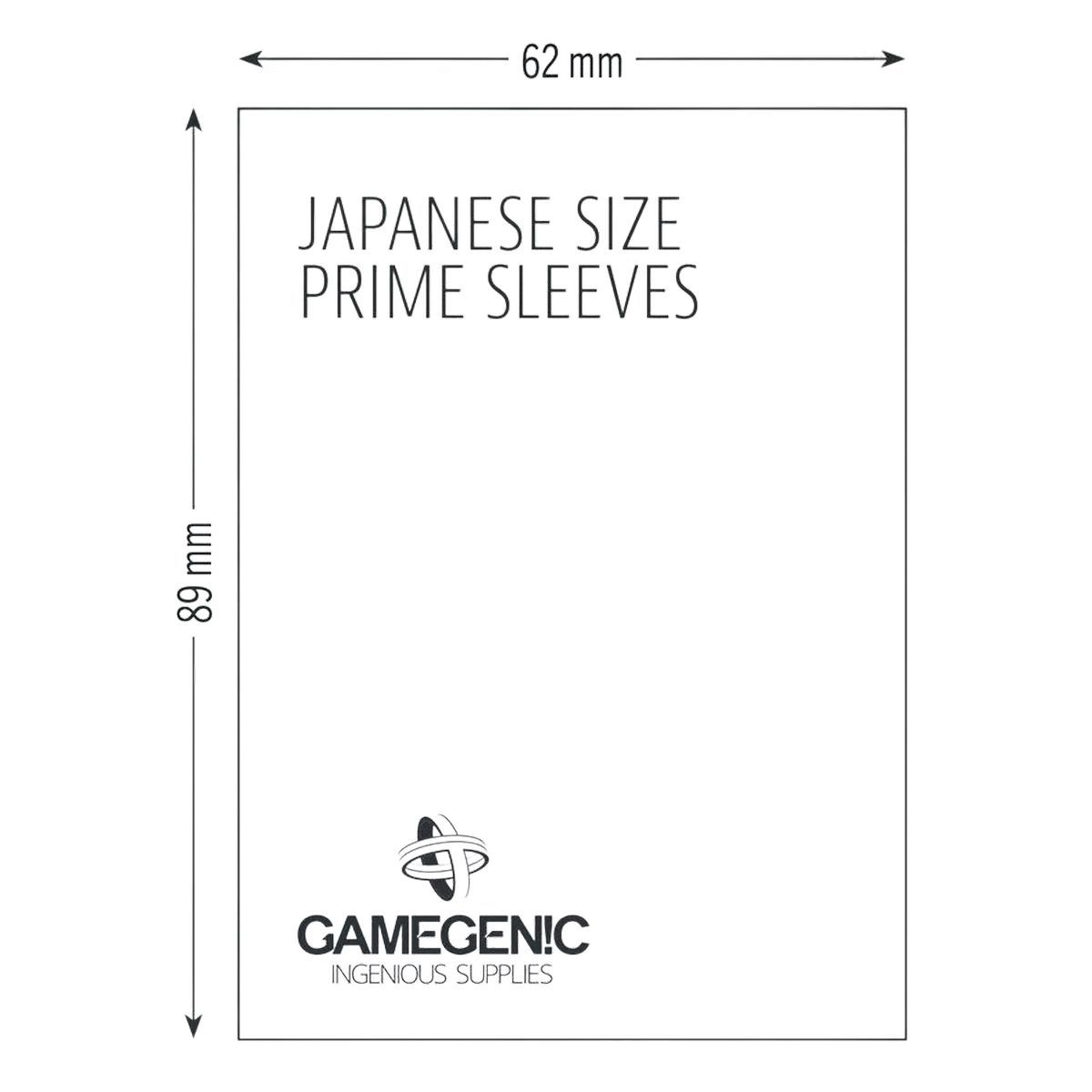 Gamegenic - Japanese Size - 60 Prime Sleeves Yellow - 62x89 Small (60)