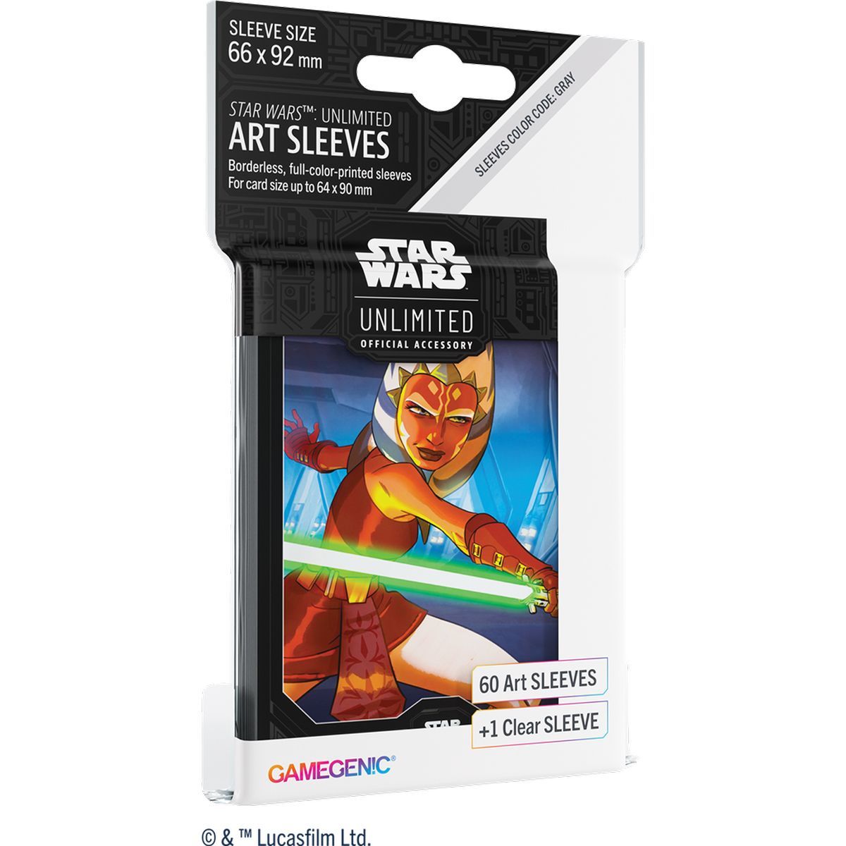 Item Gamegenic - Protèges Cartes - Standard - Star Wars : Unlimited - Ashoka Tano (60)