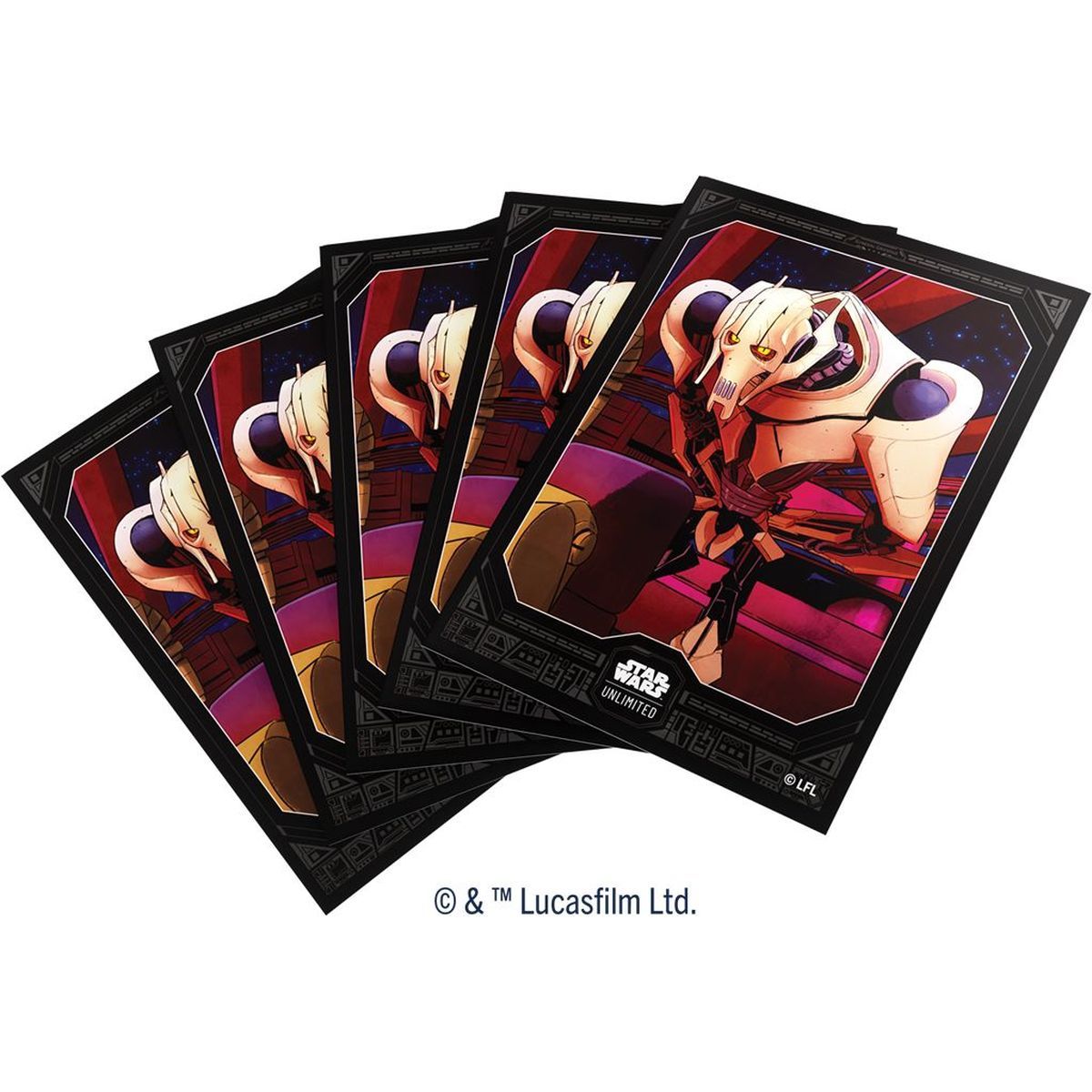 Gamegenic - Protèges Cartes - Standard - Star Wars : Unlimited - General Grievous (60)