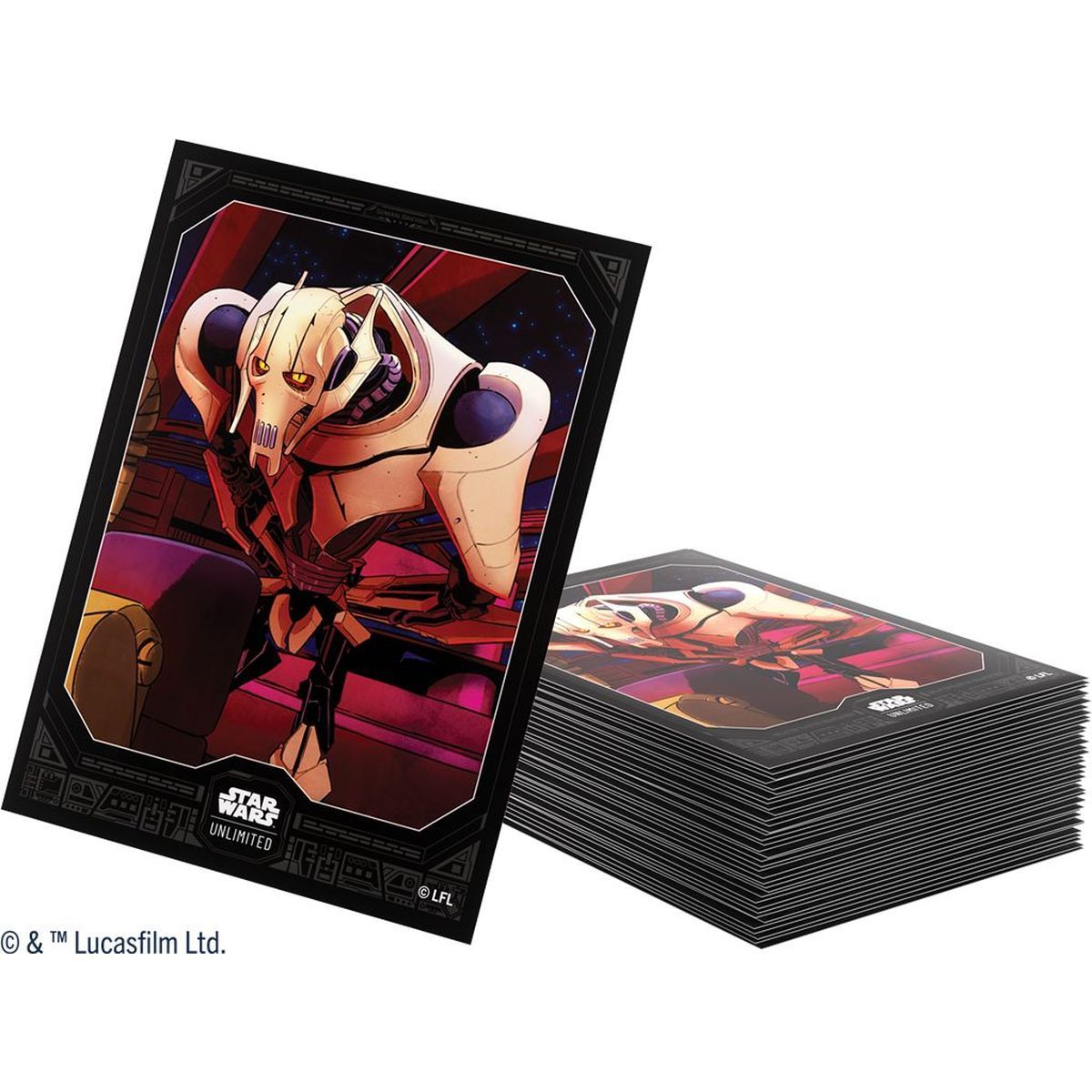Gamegenic - Protèges Cartes - Standard - Star Wars : Unlimited - General Grievous (60)