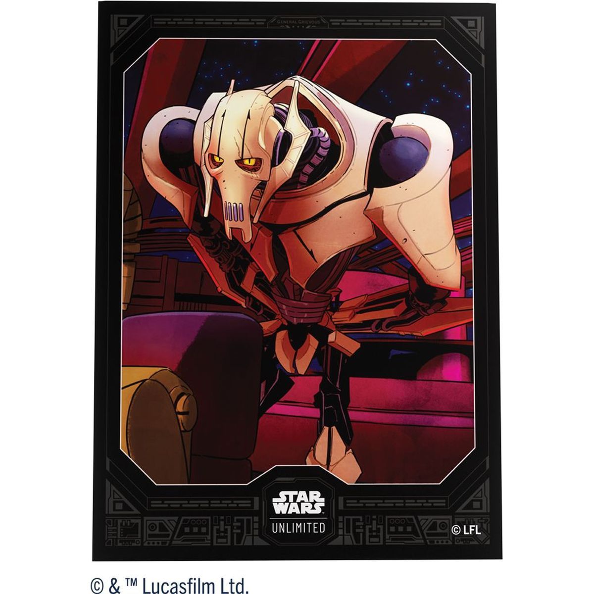 Gamegenic - Protèges Cartes - Standard - Star Wars : Unlimited - General Grievous (60)