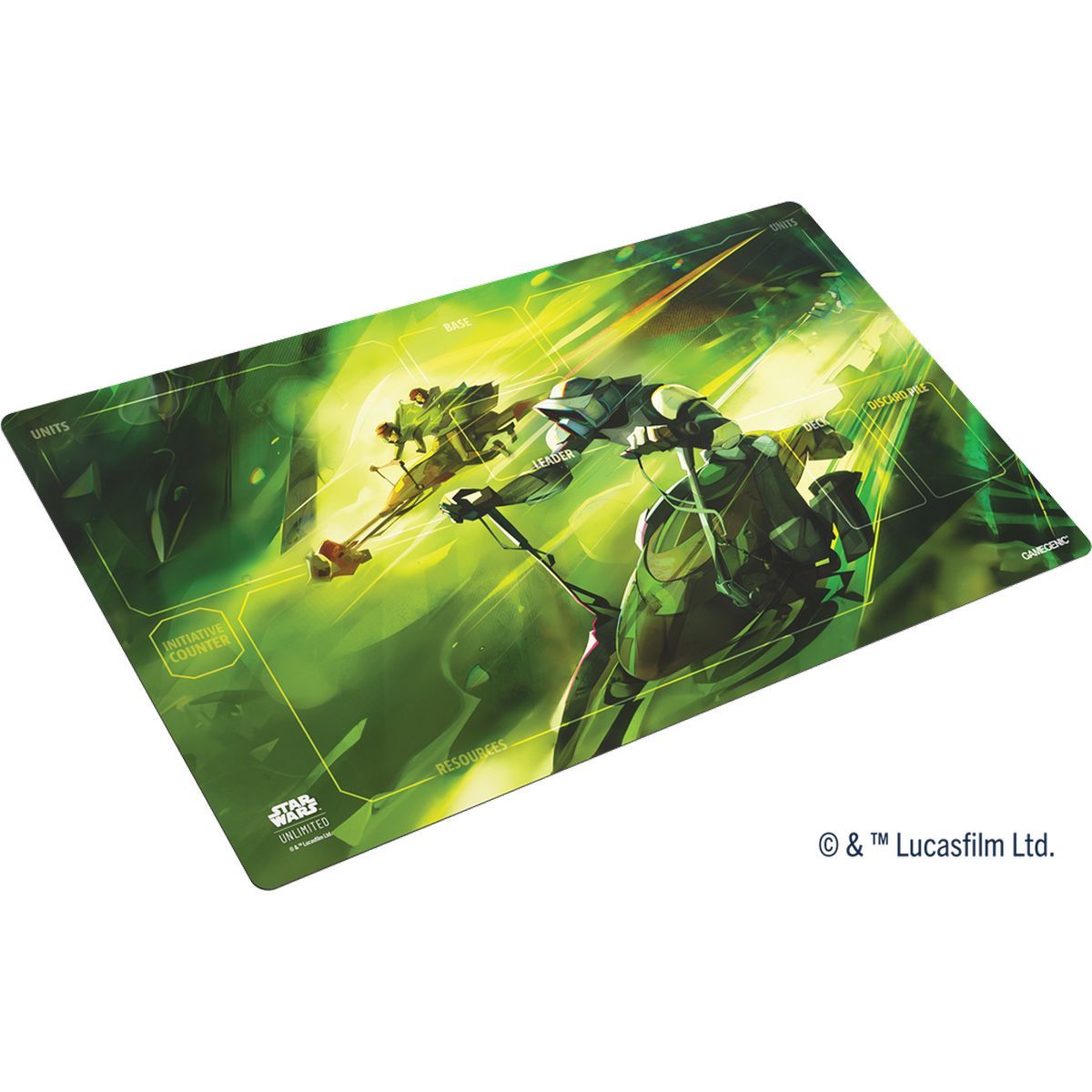 Gamegenic - Tapis de Jeu - Playmat - Star Wars : Unlimited - Speeder Bike Chase