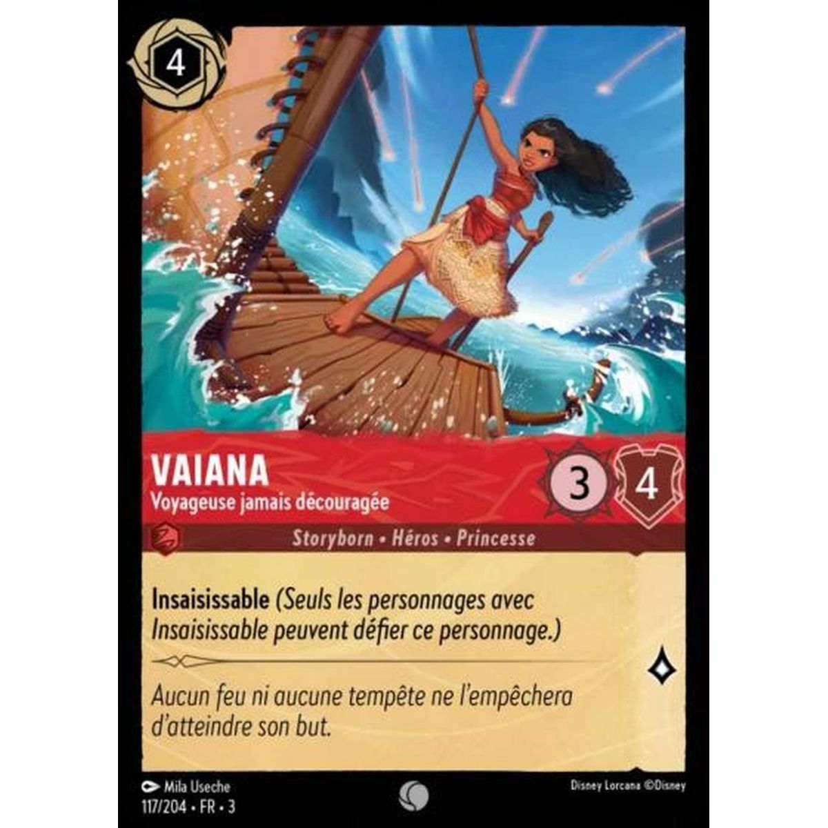 Item Vaiana, Voyageuse jamais découragée - 117/204 - ITI - Les Terres d'Encres - Brillante - Premium - Français