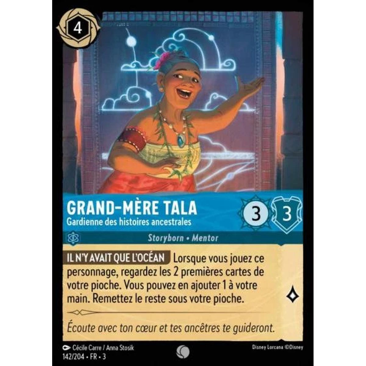 Item Grand-mère Tala, Gardienne des histoires ancestrales - 142/204 - ITI - Les Terres d'Encres - Brillante - Premium - Français