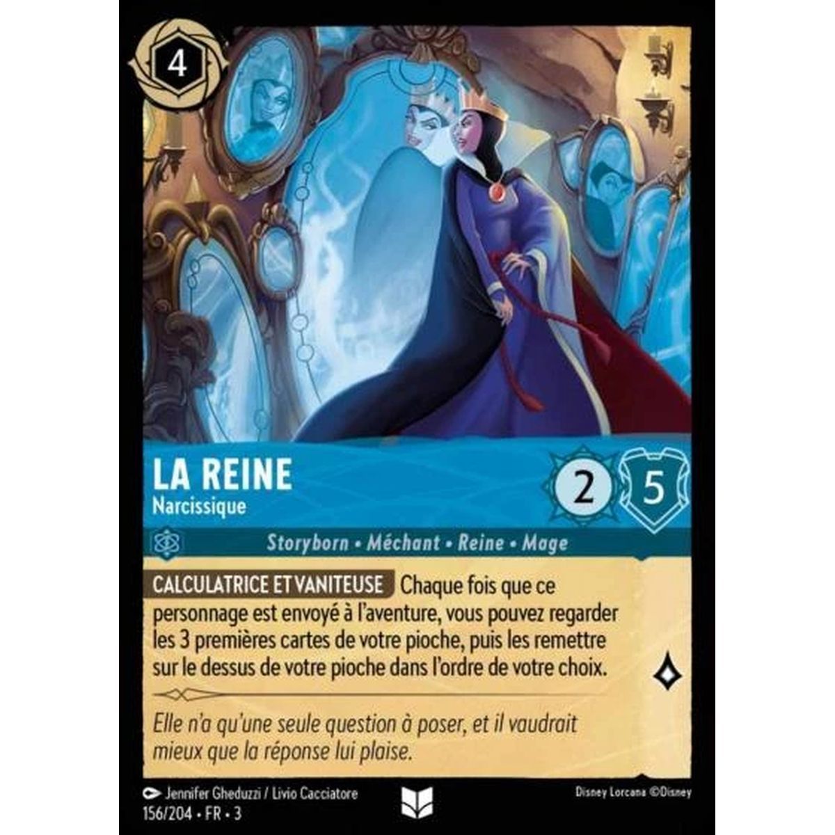Item La Reine, Narcissique - 156/204 - ITI - Les Terres d'Encres - Brillante - Premium - Français