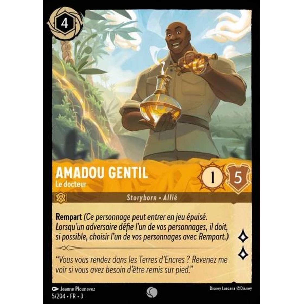 Item Amadou Gentil, Le docteur - 5/204 - ITI - Les Terres d'Encres - Brillante - Premium - Français