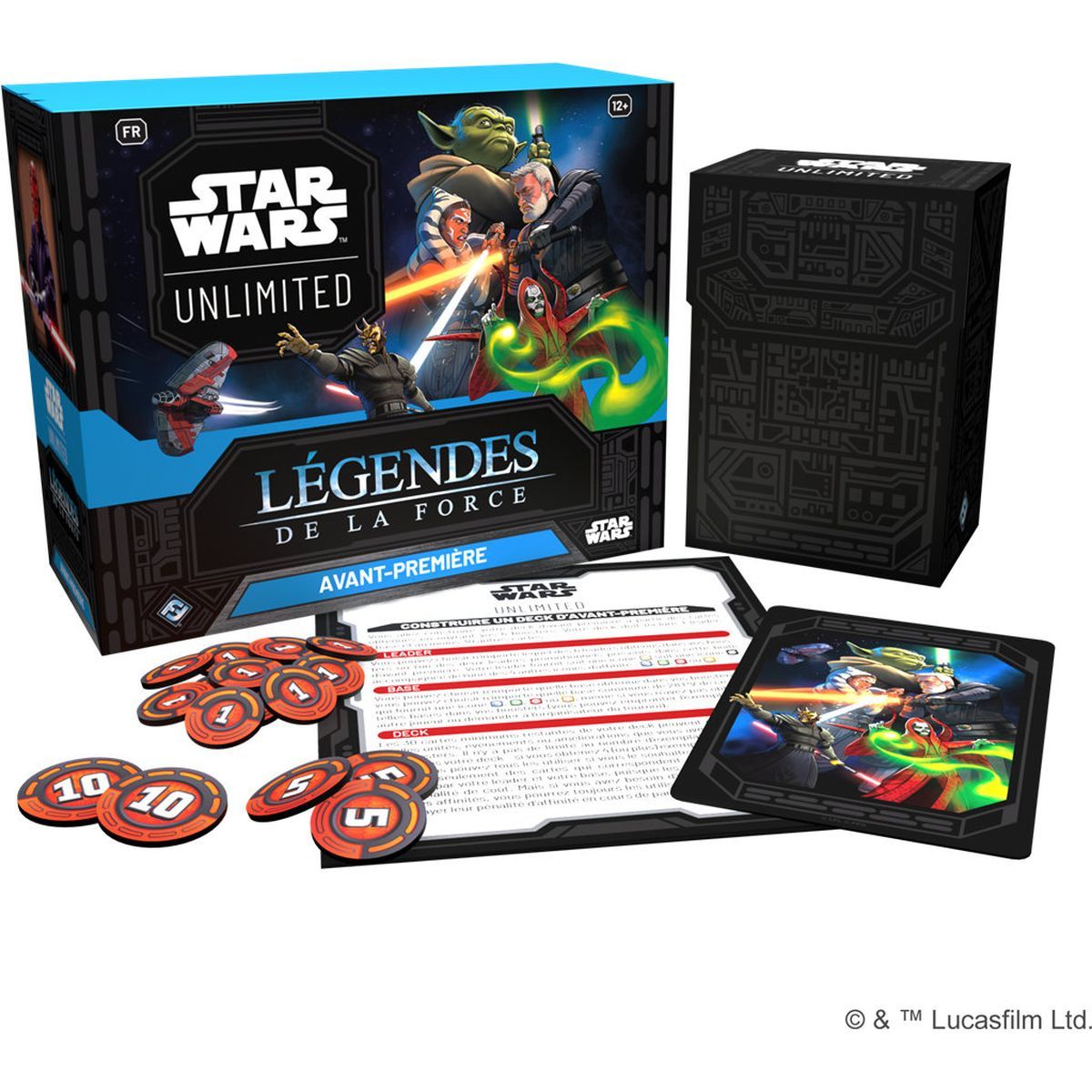 Kit d'Avant Premiere - Star Wars Unlimited : Légendes de la Force - FR