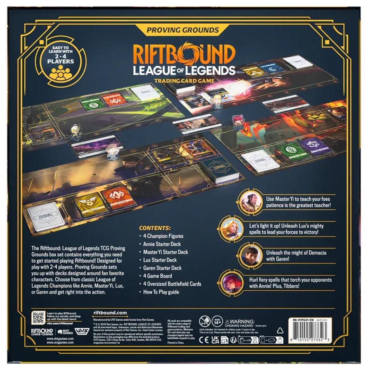 Kit de Démarrage - Origines : Proving Ground/Premiers Pas - Riftbound League of Legends TCG - Français