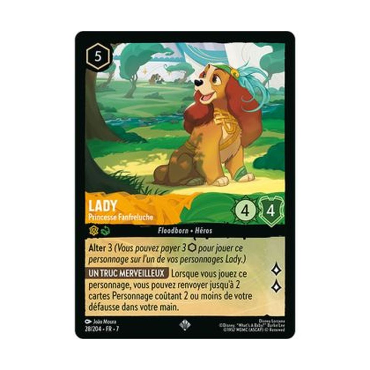 Lady, Princesse Fanfreluche - 28/204 - ARI - L'Ile d'Archazia - Brillante - Français