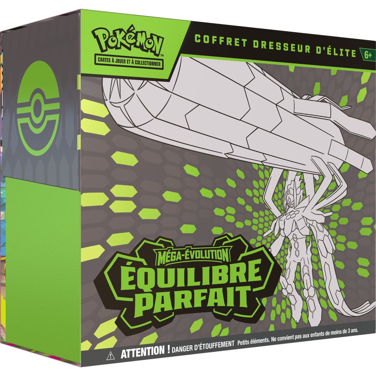 Lot - 1 ETB Méga-Évolution : Equilibre Parfait [ME03] + 1 Protection ETB Pokémon Plastique Semi-Rigide