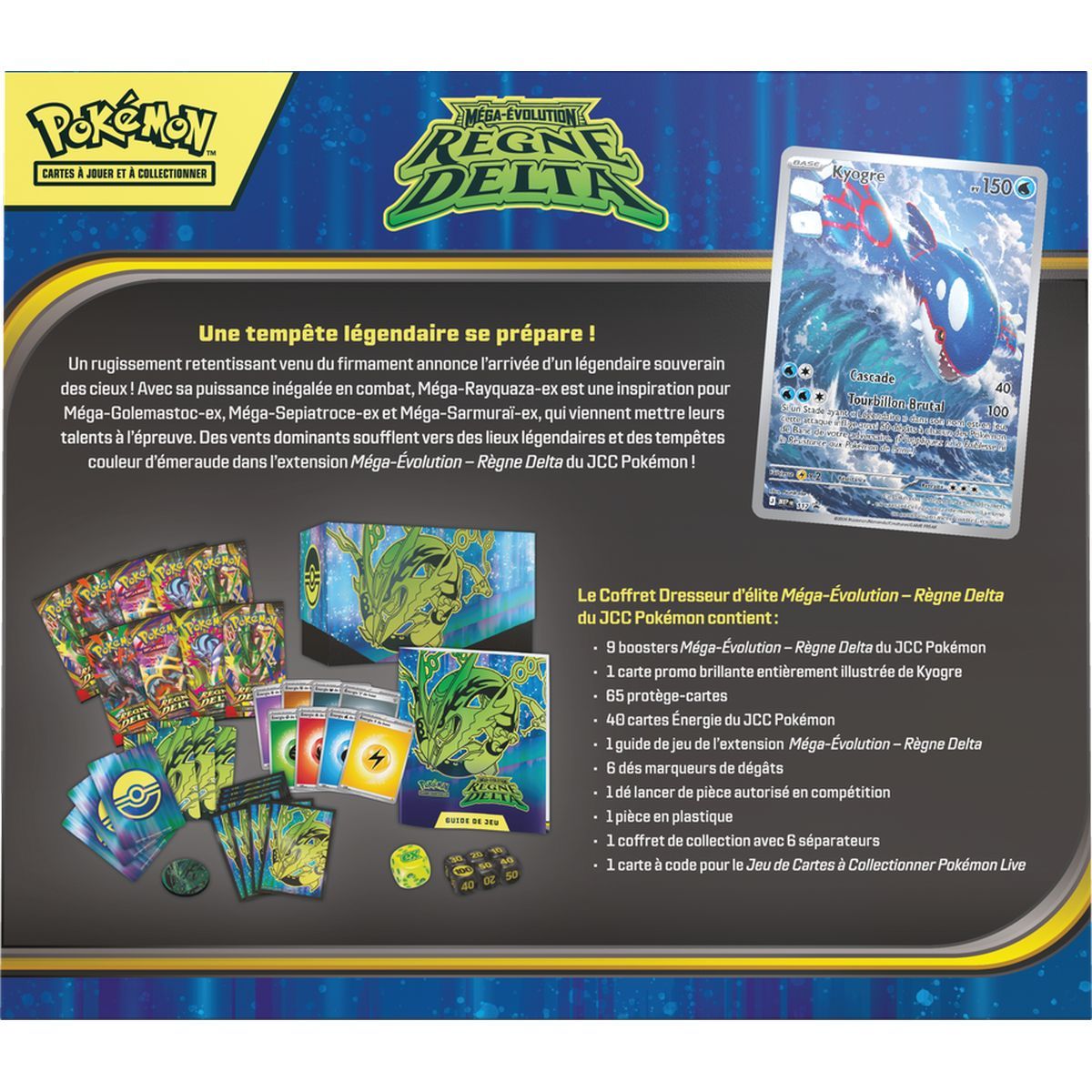 Lot - 1 ETB Méga-Évolution : Regne Delta [ME06] + 1 Vitrine Plexiglass ETB Phoenix Shield