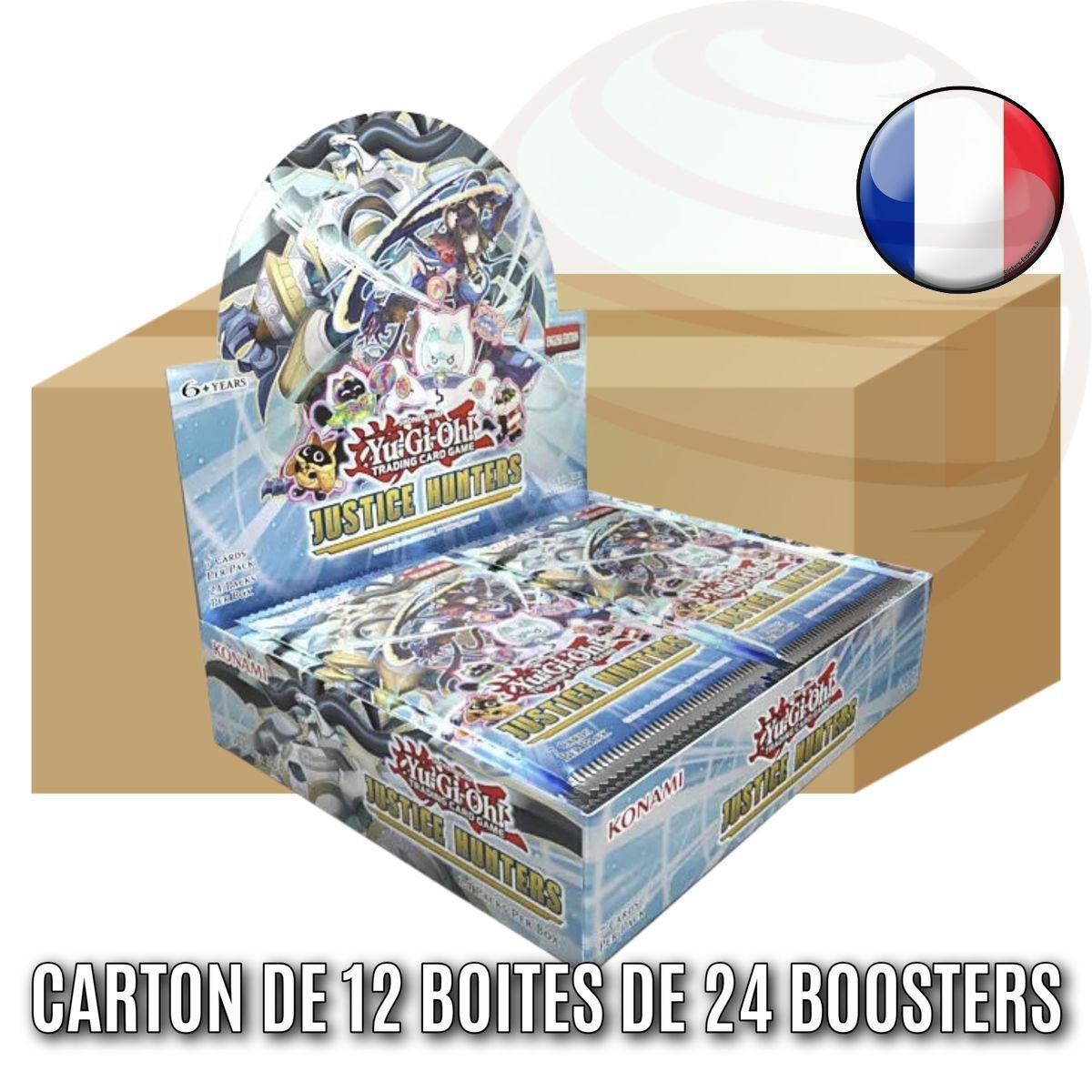 Item Lot de 12 Boites de 24 Boosters - Les Chasseurs de Justice - Yu-Gi-Oh! - JUSH - FR