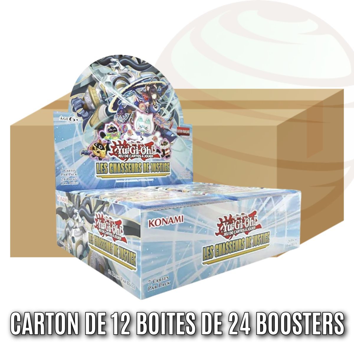 Item Lot de 12 Boites de 24 Boosters - Les Chasseurs de Justice - Yu-Gi-Oh! - JUSH - FR
